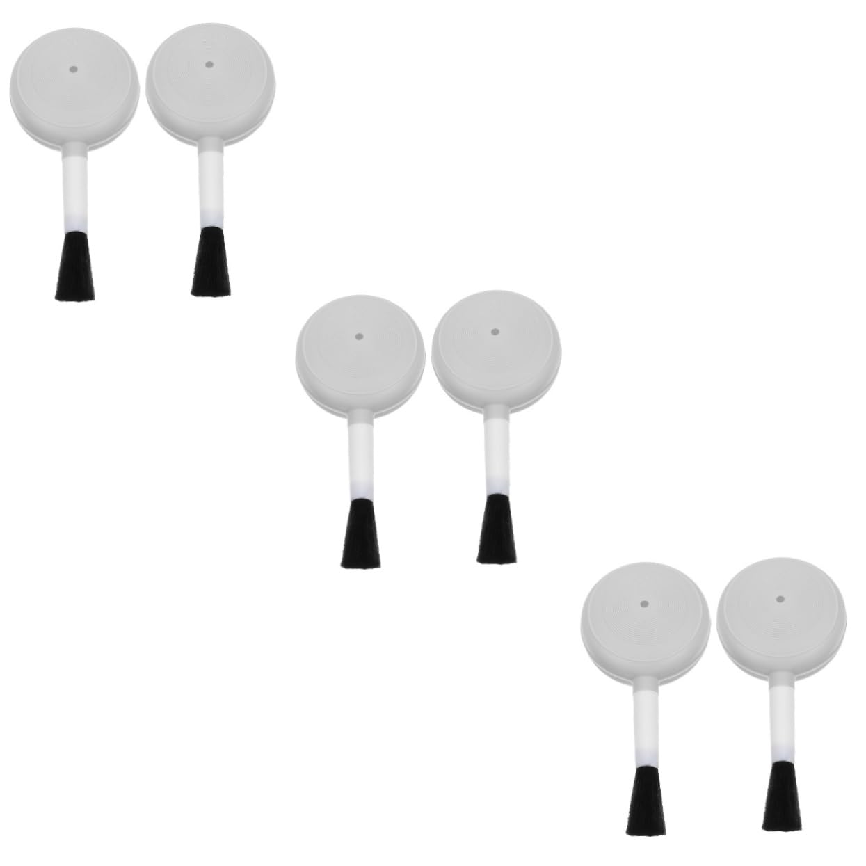 HAWILLOSCH 3sets Portable Air Duster Lens Cleaning Supplies Cleaning Tools Strong Airflow Gentle Brush No Scratch 2pcs*3