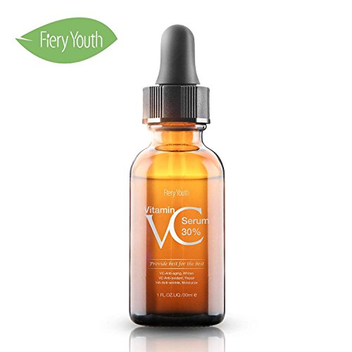 Upgraded 30% Vitamin C Serum with Hyaluronic Acid and Vit E,Anti Aging Face Serum for Face Eyes,Anti Wrinkle Vitamin C Facail Serum