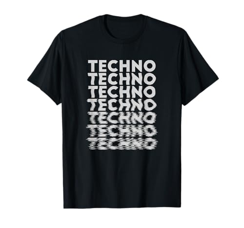 Techno music art - Hard Techno acid house EDM per rave, DJ Maglietta