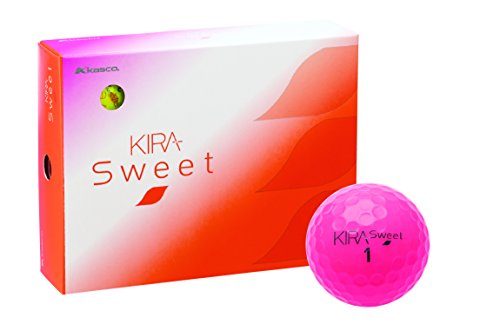 ????(Kasco) Casco KIRA Sweet Golf Balls, 1 Dozen (Pack of 12), Pink