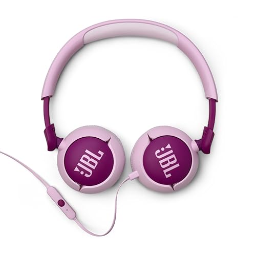Image of JBL Junior 320 Kids Headphones, Wired, Volume-Limited | Designed For School And Travel With Built-In Mic, Foldable Design, 3.5Mm Jack, Comfortable Fit And Customizable Stickers
