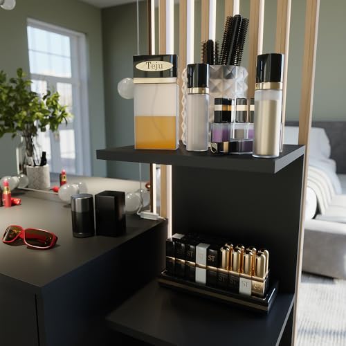 Vicco Scaffale A Muro Nero 30 X 95 Cm - 5