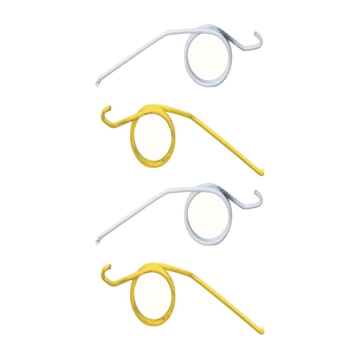 EASDCFSF 2 Set of - Door Latch Push Button Return Spring Set Left Right for Firebird for Nova for Impala for El Camino for Corvair for Chevy II for Chevelle for Camaro for Biscayne for Bel Air