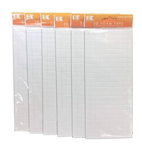 Mousse 3D 260 Big Square carrés adhésifs épais