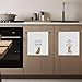 Geqtt Golden Retriever Dish Towels Set - Golden Retriever Decorative Waffle Weave Kitchen Towels, Hand Tea Towels for Bathroom Kitchen (16×24 Inches Set of 2)