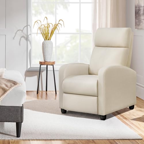 Yaheetech YT-00128099 Modern Fabric Recliner Chair Sofa Adjustable Single Sofa thumb #8