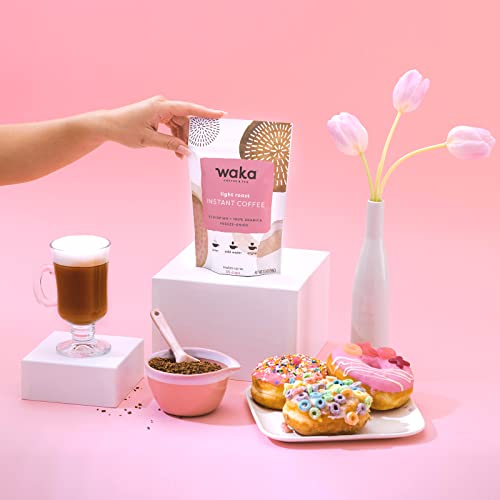 Waka Quality Instant Coffee — Unsweetened Butterscotch Flavored And Ethiopian Light Roast Instant Coffee Bundle — 100% Arabica Freeze Dried Beans — No Sugar Added & Unsweetened #TOP2