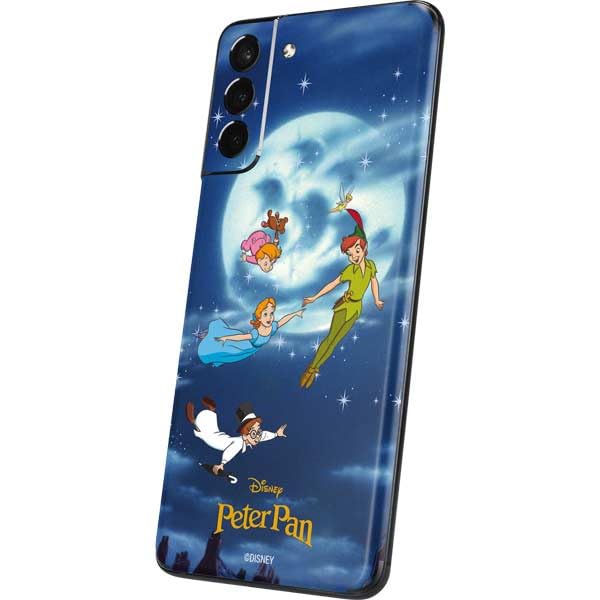 Skinit Decal Phone Skin Compatible with Galaxy S21 Plus 5G - Officially Licensed Disney Peter Pan Wendy and The Boys to Neverland Design2