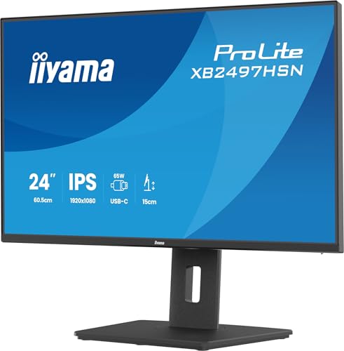 Iiyama XB2497HSN B1 23.8FHD100HzIPS1msPivotAdaptS - vue 5