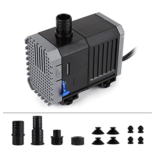 everfarel Eco akvariumpump filterpump akvarium filter vattenpump dränkbar pump transportpump (600/900/1500/2000/4500/6000L) (500L/H)