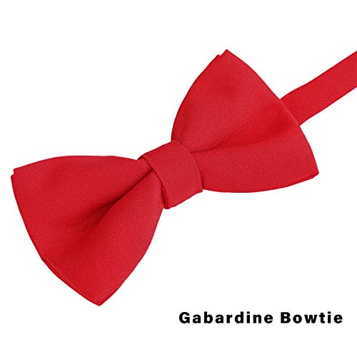 Image of WELROG Classic Pre-Tied Bow Tie for Children & Adults Solid Color Adjustable Bowtie
