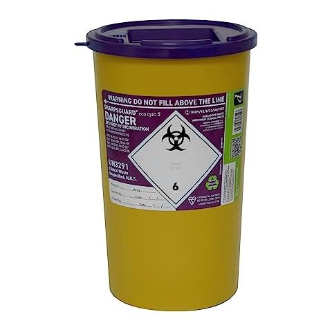 Sharpsguard DNDD605 5L Purple Sharps Bin Cover