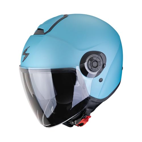 Casco Scorpion Exo-City II con visera amplia y acolchado desmontable para adulto
