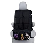 Car Seat Protector with Thickest Padding - Featuring XL Size (Best Coverage Available), Durable, Waterproof 600D Fabric, PVC Leather Reinforced Corners & 2 Large... - Image 5