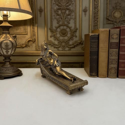 Estatua Reina Egipcia Cleopatra VII en Resina miniatura 6