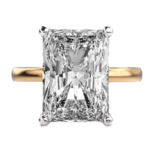 Bague moissanite coussin Corona d'Oro pour éviter le ternissement des bijoux