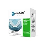 ferula descarga farmacia Diseño delgado patentado, fácil de usar sin sentir molestias, especialmente diseñado para el rechinar de dientes y los trastornos temporomandibulares (TMJ). Relaja los músculos de la mandíbula y reduce todos los problemas que el rechinar de dientes puede causar a los sistemas del cuerpo, tales como: dolor muscular facial, espasmos, dolor de cuello y articulaciones, insomnio, dolor de hombro y dolor de cabeza.