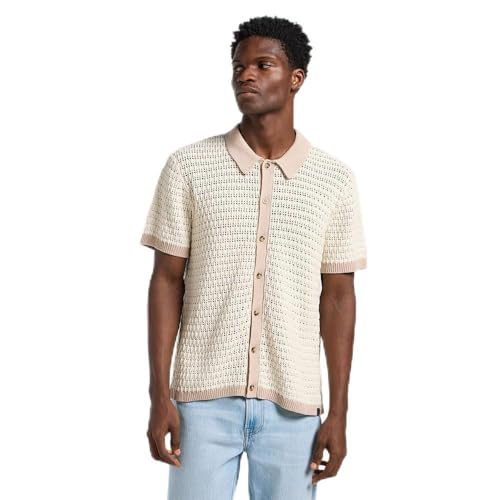 Sweater Polo Lee Homme en maille à boutons pour un style décontracté chic