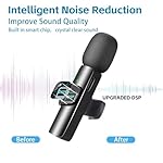 2-Pack Wireless Lavalier Microphone for iPhone, iPad, Android & MacBook - Lightning/USB-C Plug-and-Play Mini Microphone with Noise Cancelling for Videos, Podcasts, TikTok, YouTube(No Bluetooth) - Image 2