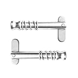 Länge: 43mm / 1,29 Zoll MagiDeal 2 Stück Bimini Top Deck Hinge Schnellspanner Edelstahl Bolzen Für Sonnenverdeck - Sonnensegel Montage oder Befestigung