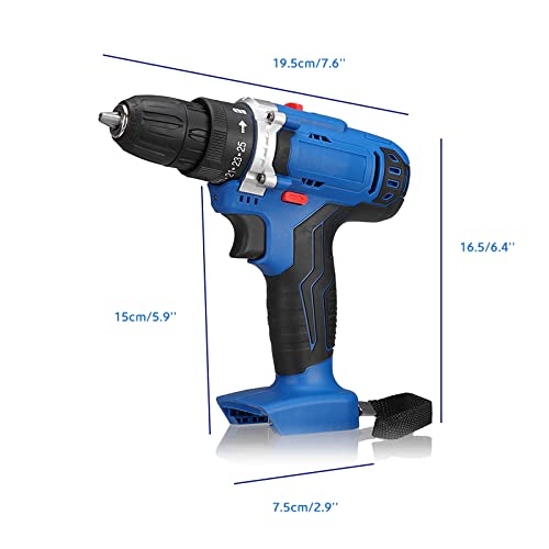 QHYXT 48 V 10 mm 25 + 3 Geschwindigkeits-Drehmoment-Elektro-Akkuschrauber-Bohrmaschine Mini-Wireless-Elektro… – Bild 3