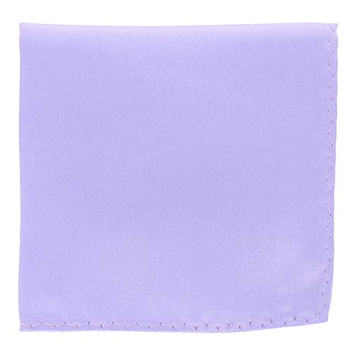Pochette Costume Parme - Mouchoir de Poche Homme Lilas - Accessoire Carré Poche de Veste - Mariage, Cérémonie