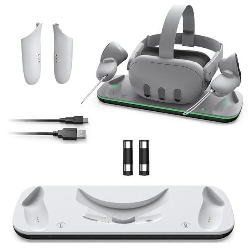 Meta quest3 512GB コントローラー充電ドッグ kiwiアクセ付属