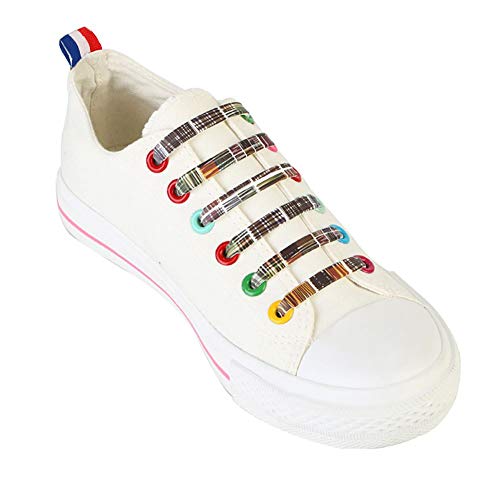 Cordones Impreso Silicona Sin Atadura Accesorios para Exteriores Calzado de Zapatos Balight