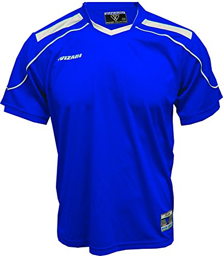 Vizari Monacco Men's Athletic T-Shirts – Quick-Dry Jersey for Gym, Running, Soccer,Basketball, Rugby, and All Sports Royal