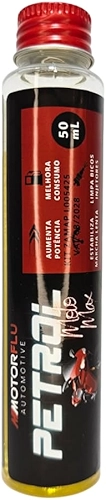 Aditivo Concentrado para Combustível Moto Motorflu Petrol Max 50mL, Aumenta Octanagem, Potência e Eficiência, Limpa Sistema e Reduz Consumo – Etanol, Gasolina, Flex