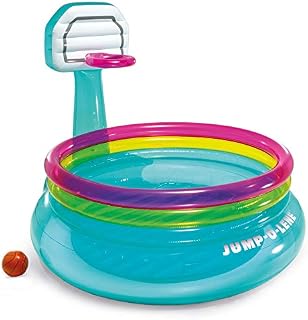 Intex 48265EP Shoot N Bounce Jump O Lene Indoor Toddler Kids Basketball Hoop