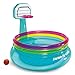 Intex 48265EP Shoot N Bounce Jump O Lene Indoor Toddler Kids Basketball Hoop Inflatable Bouncer, 77in x 72in x 60in, for Ages 3 to 6