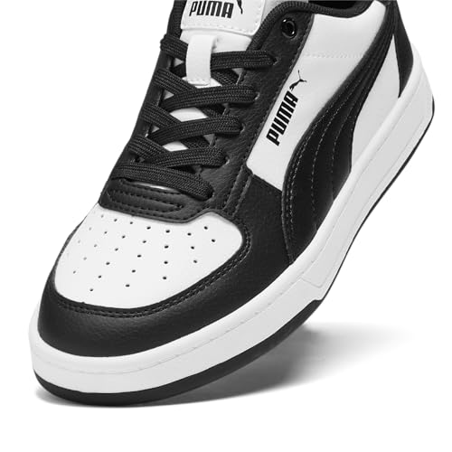 PUMA Caven Sneaker, White Black Black, 10.5 US Unisex Little Kid2