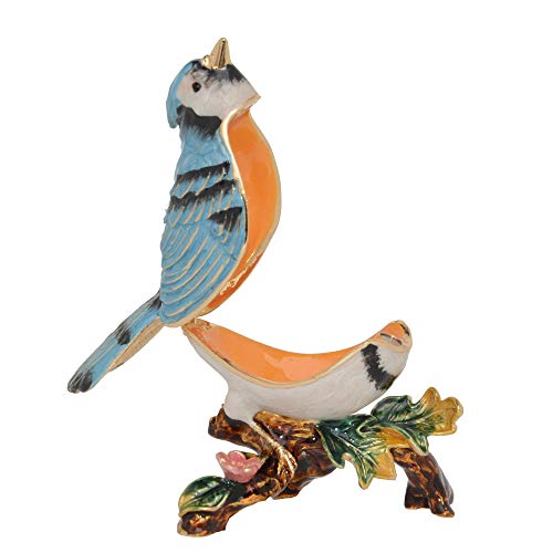 Objets de collection décoratifs oiseau bleu avec boîte de rangement - 3