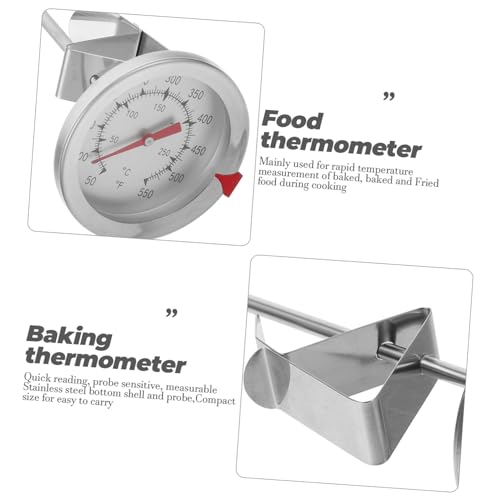 ABOOFAN 1Pc Dial Termômetro De Cozimento De Alimentos De Aço Inoxidável Termômetro Frito Churrasco T