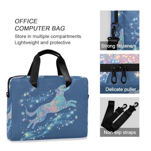 Maletín para portátil y tablet 15.6" estilo kawaii azul miniatura 6