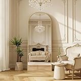 Réflexion cristalline : avec sa finition miroir de haute qualité, ce miroir garantit une réflexion précise et claire. Que vous souhaitiez vérifier toute votre tenue ou simplement vous regarder de près, le miroir offre toujours une représentation précise et sans distorsion. La grande surface du miroir vous permet de vous voir en un coup d'œil de la tête aux pieds, ce qui en fait le choix parfait pour vos préparations quotidiennes ou vos occasions spéciales.