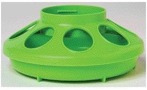 Chicken Feeder Base - 1 Quart [Set of 3] Color: Green