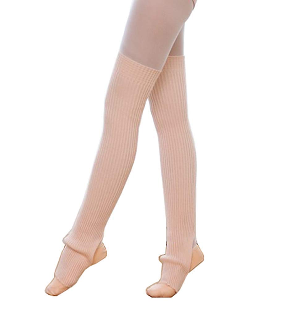 CHUNG Women Teenagers Over Knee Thigh High 29 5 Leg Warmers Stirrup Thermal Long Yoga Ballet Dance