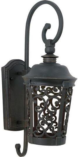 Miniatura 3 de Maxim 55393BZ Whisper - Aplique de pared LED para exteriores, cielo oscuro, 1 luz de 6 vatios, 20 pulgadas de alto x 8 pulgadas de ancho, bronce