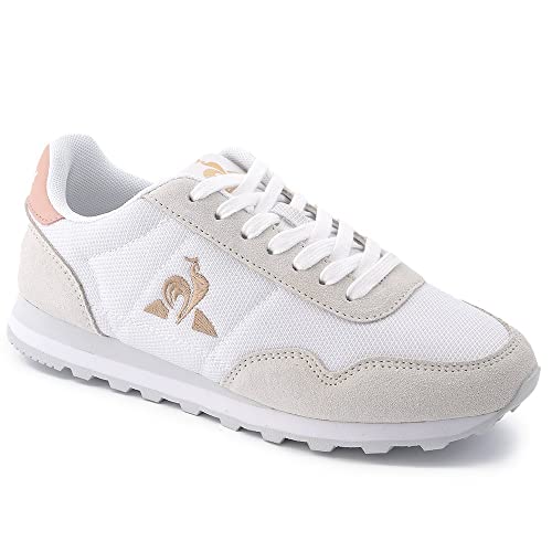 Le Coq Sportif Astra W Optical White/Rose Gold, Zapatillas Mujer, 38 EU