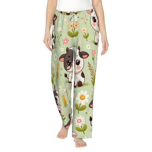 Pantalon confortable en flanelle pour femme, la douceur du homewear