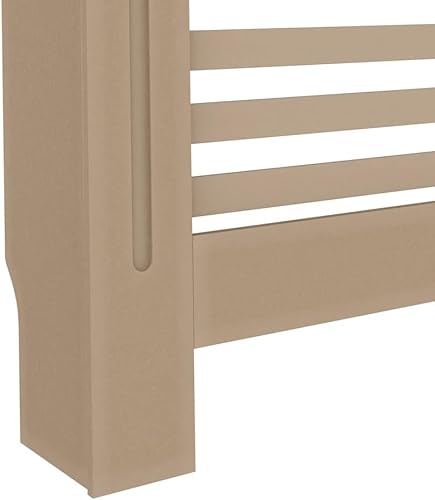 Miniatura 136 de 2 piezas de MDF para el hogar, calentador de sala de estar, soporte lateral para calefacción, cubierta de radiador, estante de gabinete de