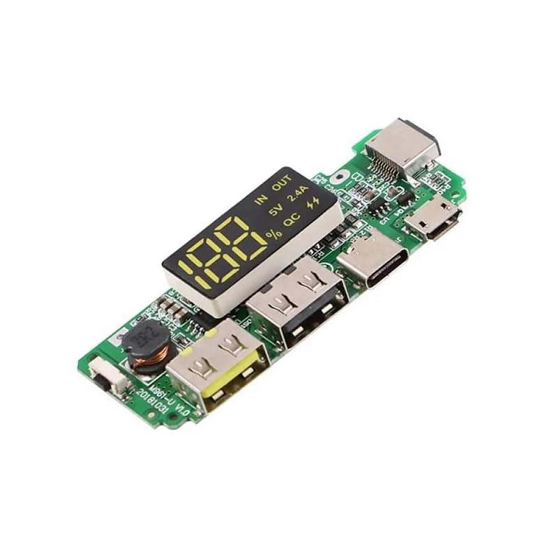 Pro3D 18650 5V 2.4A Lithium Battery Digital Display Charging Module with Dual USB Display Booster Module (B0CV9NLBTZ) Amazon Price History, Amazon Price Tracker