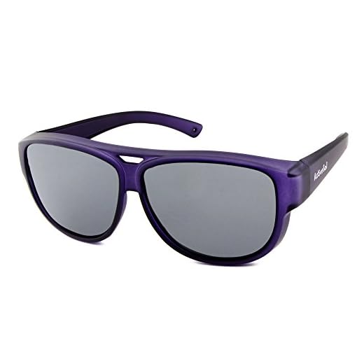 ActiveSol Design FIT-OVER SOLGLASÖGON | Flygare glasögon - Pilotglasögon | Pull-over solglasögon UV400-skydd | polariserad | 24 gram