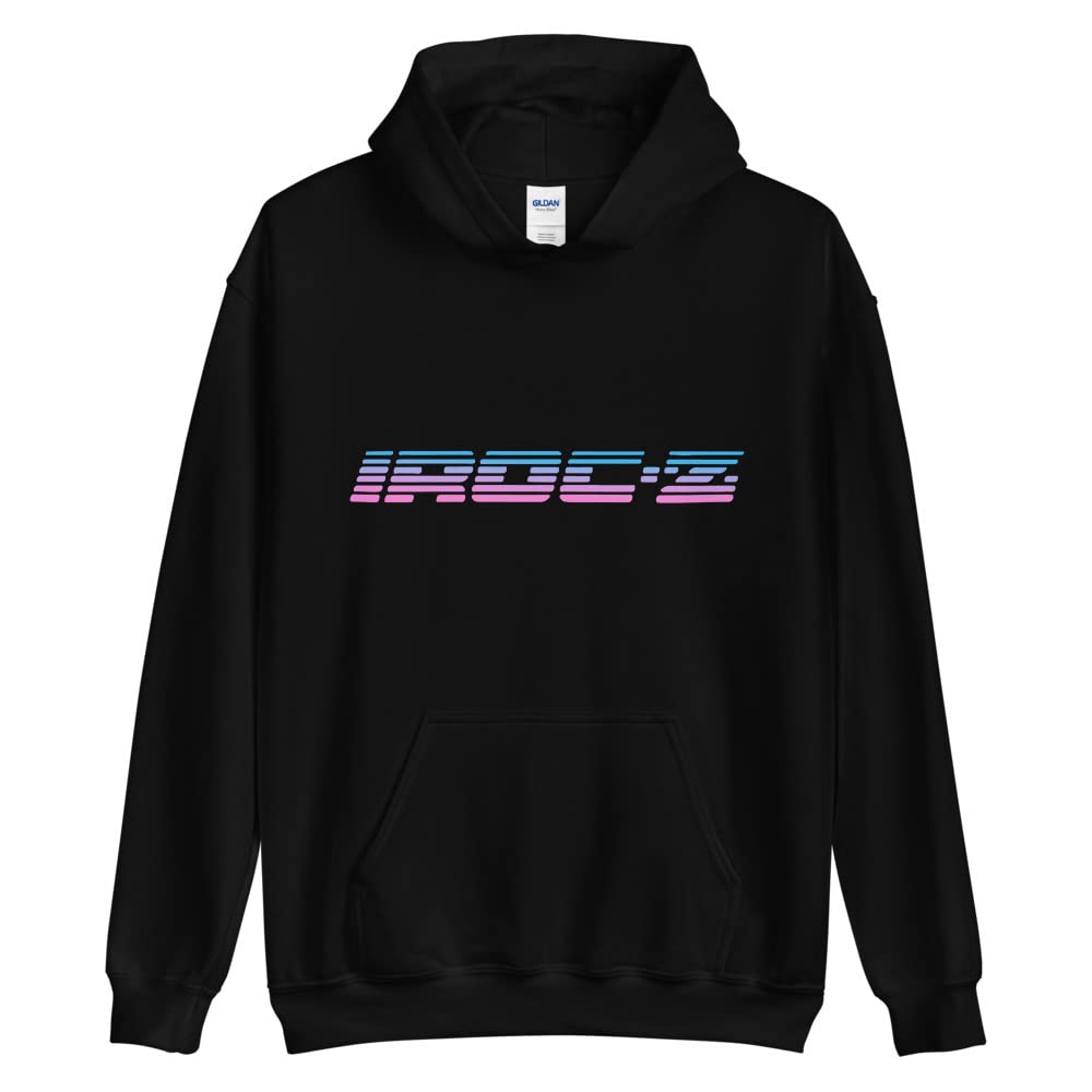 80s Camaro IROC-Z Miami Vice graficzna bluza z kapturem | Pulower dla miłośników samochodów