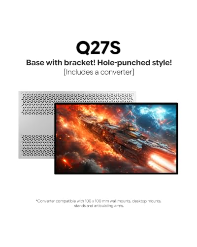 Image of Q27S 27 inch 4K 240Hz QD-OLED Gaming Monitor (Honeycomb - Without Stand)