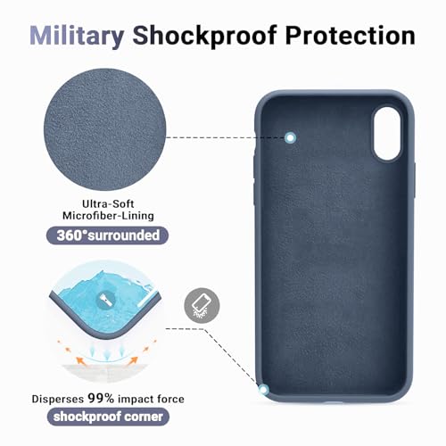 Image of VONZEE Anti Scratch Semi Translucent Cover for iPhone XR Case, Premium PC + TPU Phone Cases Drop Proof, Slim Anti Yellowing Never Yellowing Shockproof