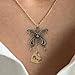 STAMPING CAT STUDIO FINE JEWELRY, STAMPING & DESIGN Pretty Butterfly Necklace With Pray Heart Charm, handmade