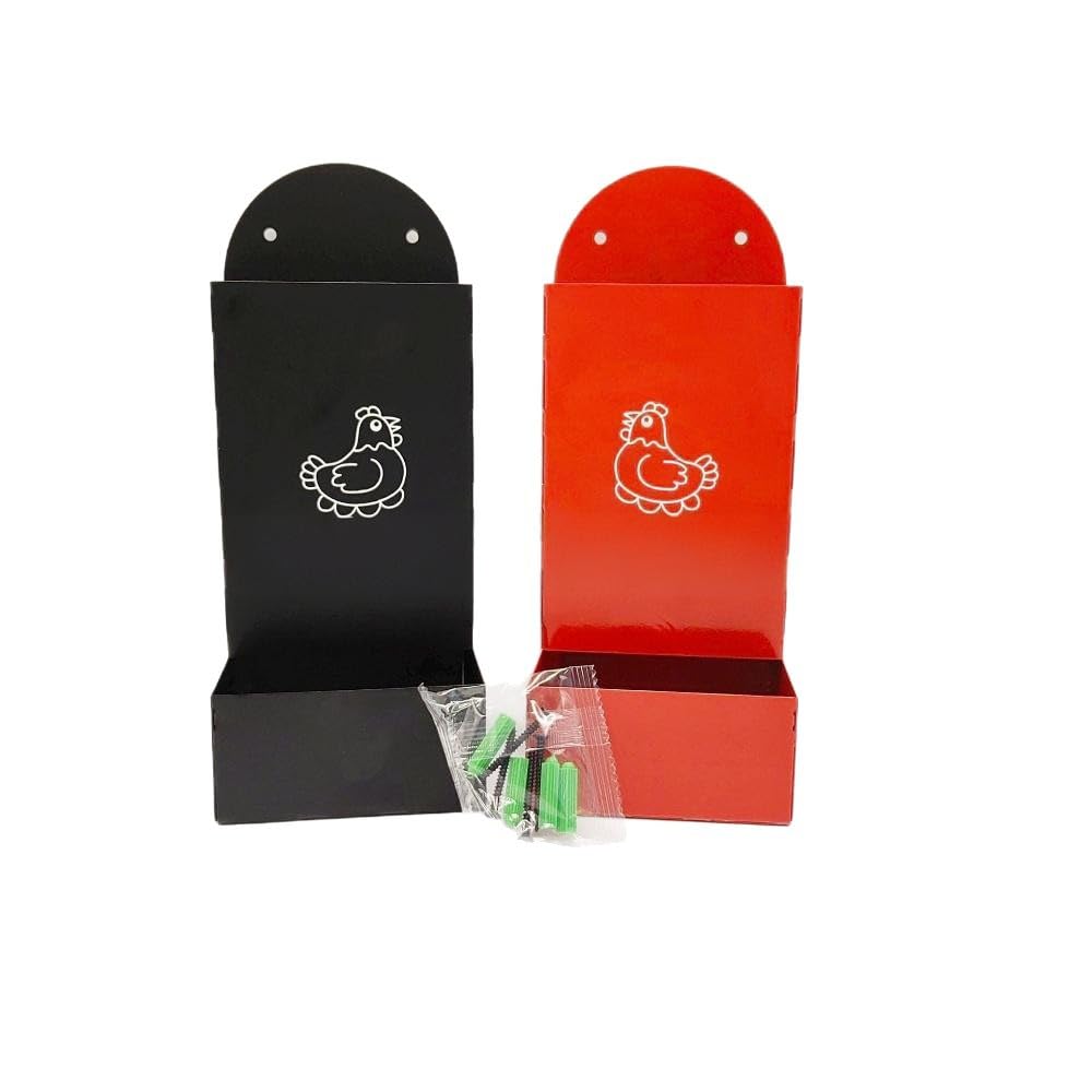 Comedero para aves de corral con diseño automático y montado en la pared, de hierro, para pollitos y aves de corral pequeñas aves de corral para pollos